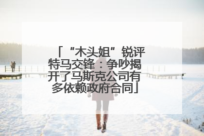 “木头姐”锐评特马交锋：争吵揭开了马斯克公司有多依赖政府合同
