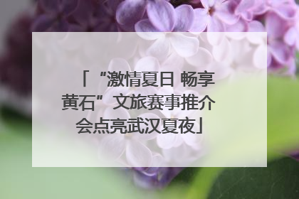 “激情夏日 畅享黄石”文旅赛事推介会点亮武汉夏夜