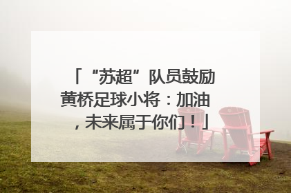 “苏超”队员鼓励黄桥足球小将：加油，未来属于你们！