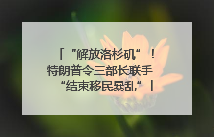 “解放洛杉矶”！特朗普令三部长联手“结束移民暴乱”