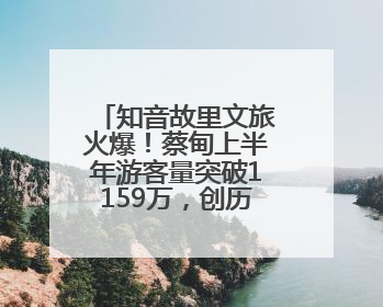 知音故里文旅火爆！蔡甸上半年游客量突破1159万，创历史新高