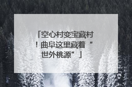 空心村变宝藏村！曲阜这里藏着“世外桃源”