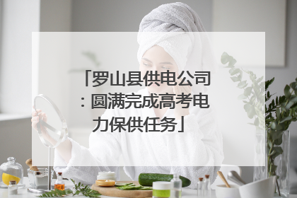 罗山县供电公司：圆满完成高考电力保供任务