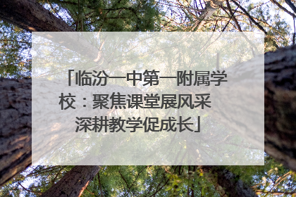 临汾一中第一附属学校：聚焦课堂展风采 深耕教学促成长