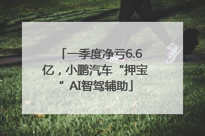 一季度净亏6.6亿，小鹏汽车“押宝”AI智驾辅助