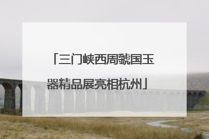 三门峡西周虢国玉器精品展亮相杭州