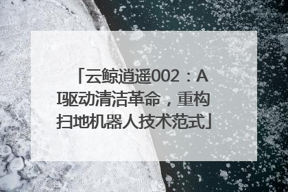 云鲸逍遥002：AI驱动清洁革命，重构扫地机器人技术范式