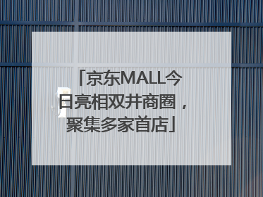 京东MALL今日亮相双井商圈，聚集多家首店