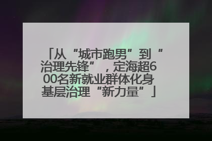 从“城市跑男”到“治理先锋”，定海超600名新就业群体化身基层治理“新力量”