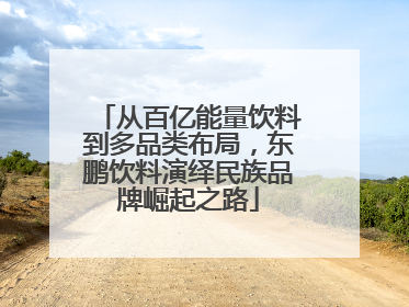 从百亿能量饮料到多品类布局，东鹏饮料演绎民族品牌崛起之路