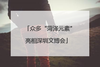 众多“菏泽元素”亮相深圳文博会