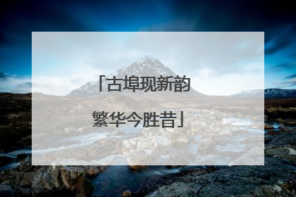 古埠现新韵 繁华今胜昔