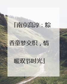 南京高淳：粽香童梦交织，情暖双节时光