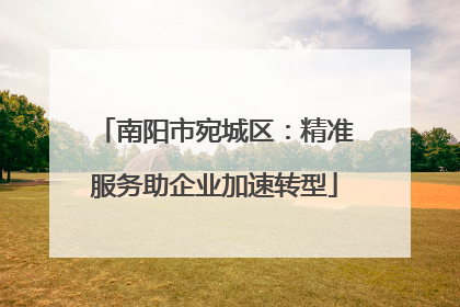南阳市宛城区：精准服务助企业加速转型