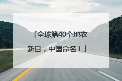 全球第40个地衣新目，中国命名！