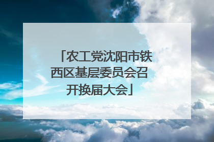 农工党沈阳市铁西区基层委员会召开换届大会