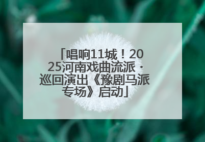 唱响11城！2025河南戏曲流派・巡回演出《豫剧马派专场》启动