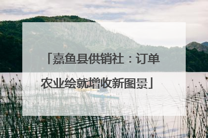 嘉鱼县供销社：订单农业绘就增收新图景