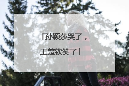 孙颖莎哭了，王楚钦笑了