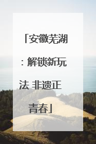 安徽芜湖：解锁新玩法 非遗正青春