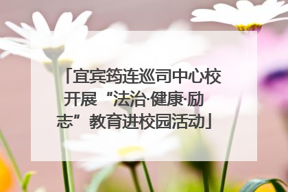宜宾筠连巡司中心校开展“法治·健康·励志”教育进校园活动