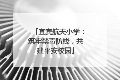 宜宾航天小学：筑牢禁毒防线，共建平安校园