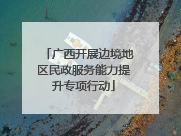 广西开展边境地区民政服务能力提升专项行动