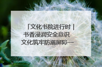 文化书院进行时｜书香浸润安全意识 文化筑牢防溺屏障——辛城社区开展防溺水主题宣传活动