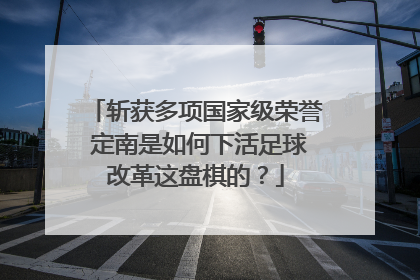斩获多项国家级荣誉 定南是如何下活足球改革这盘棋的？