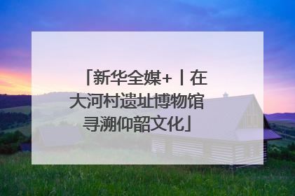 新华全媒+丨在大河村遗址博物馆寻溯仰韶文化