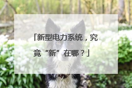 新型电力系统，究竟“新”在哪？