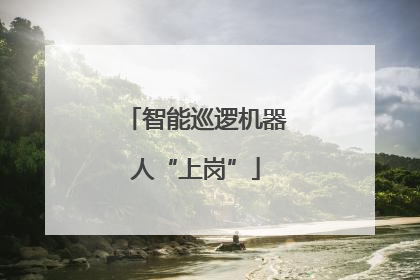 智能巡逻机器人“上岗”