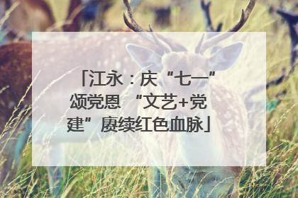 江永：庆“七一”颂党恩 “文艺+党建”赓续红色血脉