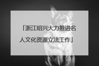 浙江绍兴大力推进名人文化资源立法工作
