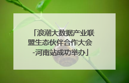 浪潮大数据产业联盟生态伙伴合作大会-河南站成功举办