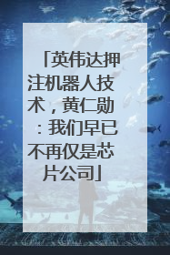 英伟达押注机器人技术，黄仁勋：我们早已不再仅是芯片公司