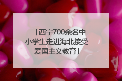 西宁700余名中小学生走进海北接受爱国主义教育