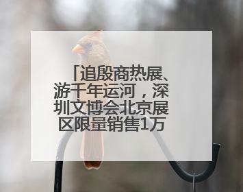 追殷商热展、游千年运河，深圳文博会北京展区限量销售1万张通票