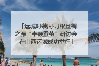 运城时装周·寻根丝绸之源“半颗蚕茧”研讨会在山西运城成功举行