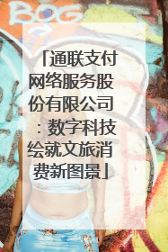 通联支付网络服务股份有限公司：数字科技绘就文旅消费新图景