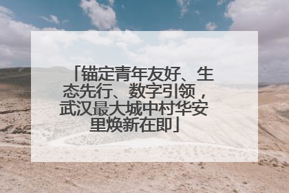 锚定青年友好、生态先行、数字引领，武汉最大城中村华安里焕新在即