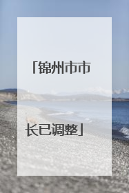 锦州市市长已调整