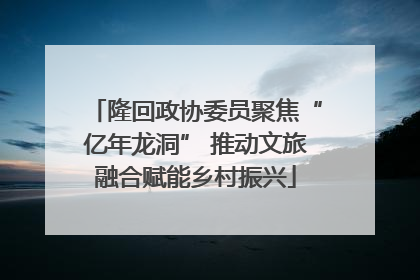 隆回政协委员聚焦“亿年龙洞” 推动文旅融合赋能乡村振兴