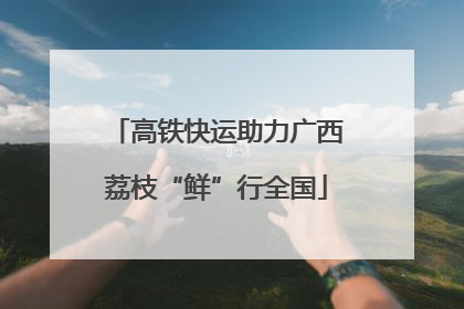 高铁快运助力广西荔枝“鲜”行全国