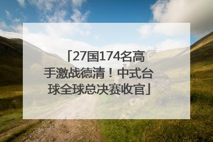 27国174名高手激战德清！中式台球全球总决赛收官